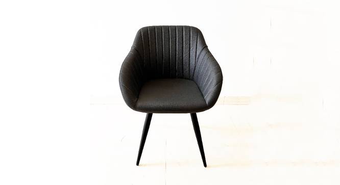 Unique PU Faux Leather Dining Chair (Powder Coating Finish) by Urban Ladder - Design 1 Side View - 694001