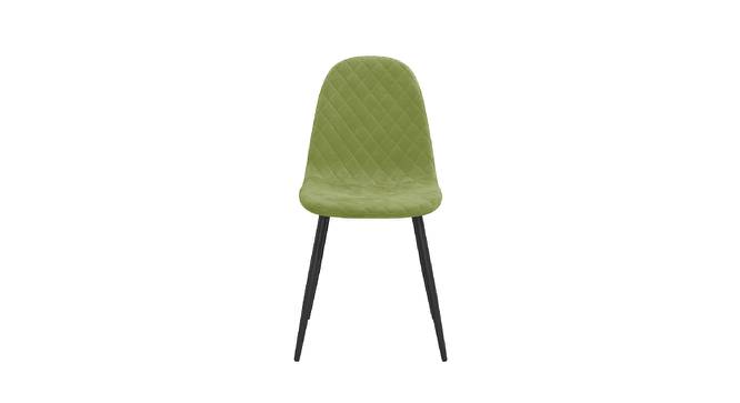 Eames Replica Quilted Velvet Dining Chair (Powder Coating Finish) by Urban Ladder - Design 1 Side View - 694013