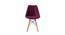 Eames Replica Nordan DSW Stylish Modern Cushion Fabric Side Dining Chair (Powder Coating Finish) by Urban Ladder - Design 1 Side View - 694018