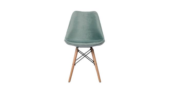Eames Replica Nordan DSW Stylish Modern Cushion Fabric Side Dining Chair (Powder Coating Finish) by Urban Ladder - Design 1 Side View - 694020