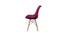 Eames Replica Nordan DSW Stylish Modern Cushion Fabric Side Dining Chair (Powder Coating Finish) by Urban Ladder - Ground View Design 1 - 694049