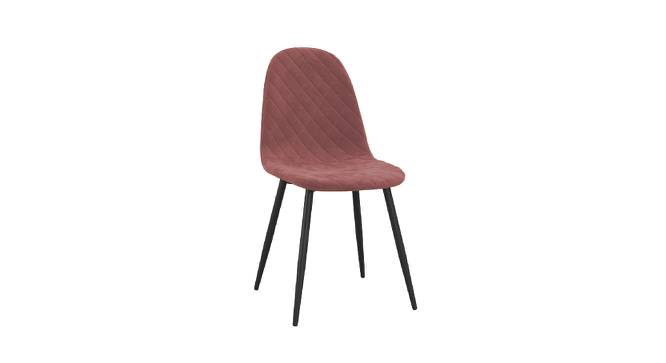 Eames Replica Quilted Velvet Dining Chair (Powder Coating Finish) by Urban Ladder - Front View Design 1 - 694077