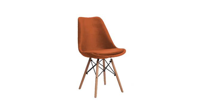 Eames Replica Nordan DSW Stylish Modern Cushion Fabric Side Dining Chair (Powder Coating Finish) by Urban Ladder - Front View Design 1 - 694080