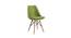 Eames Replica Nordan DSW Stylish Modern Cushion Fabric Side Dining Chair (Powder Coating Finish) by Urban Ladder - Front View Design 1 - 694082