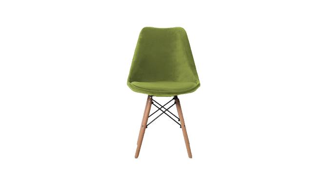 Eames Replica Nordan DSW Stylish Modern Cushion Fabric Side Dining Chair (Powder Coating Finish) by Urban Ladder - Design 1 Side View - 694113