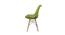 Eames Replica Nordan DSW Stylish Modern Cushion Fabric Side Dining Chair (Powder Coating Finish) by Urban Ladder - Ground View Design 1 - 694131
