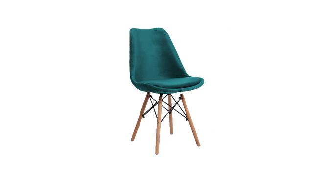 Eames Replica Nordan DSW Stylish Modern Cushion Fabric Side Dining Chair (Powder Coating Finish) by Urban Ladder - Front View Design 1 - 694195