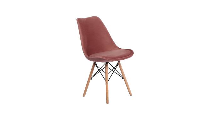 Eames Replica Nordan DSW Stylish Modern Cushion Fabric Side Dining Chair (Powder Coating Finish) by Urban Ladder - Front View Design 1 - 694197