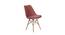 Eames Replica Nordan DSW Stylish Modern Cushion Fabric Side Dining Chair (Powder Coating Finish) by Urban Ladder - Front View Design 1 - 694197