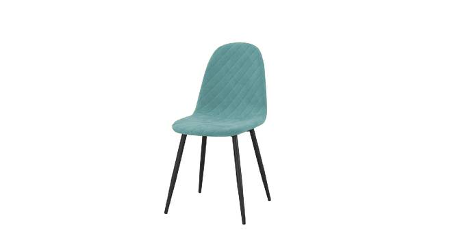 Eames Replica Quilted Velvet Dining Chair (Powder Coating Finish) by Urban Ladder - Design 1 Side View - 694211