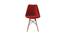 Eames Replica Nordan DSW Stylish Modern Cushion Fabric Side Dining Chair (Powder Coating Finish) by Urban Ladder - Design 1 Side View - 694215