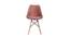 Eames Replica Nordan DSW Stylish Modern Cushion Fabric Side Dining Chair (Powder Coating Finish) by Urban Ladder - Design 1 Side View - 694216