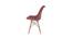 Eames Replica Nordan DSW Stylish Modern Cushion Fabric Side Dining Chair (Powder Coating Finish) by Urban Ladder - Ground View Design 1 - 694235