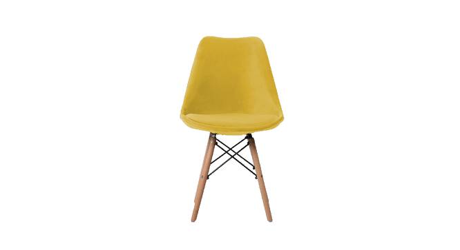 Eames Replica Nordan DSW Stylish Modern Cushion Fabric Side Dining Chair (Powder Coating Finish) by Urban Ladder - Design 1 Side View - 694308