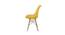 Eames Replica Nordan DSW Stylish Modern Cushion Fabric Side Dining Chair (Powder Coating Finish) by Urban Ladder - Ground View Design 1 - 694324