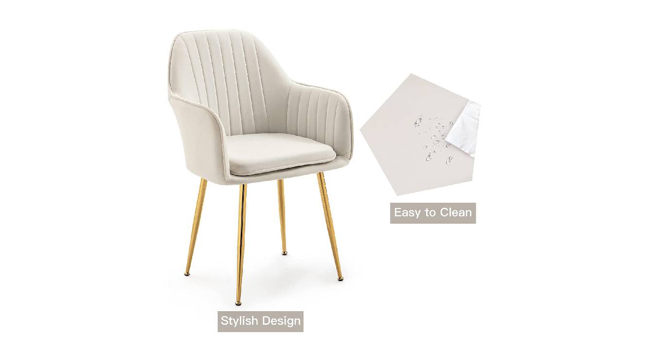 Ambar Metal Dining Chair set of 1 in Stainless Steel Finish Urban Ladder