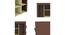 Scott Collapsible 3 Door Wardrobe (Brown Finish) by Urban Ladder - Zoomed Image - 