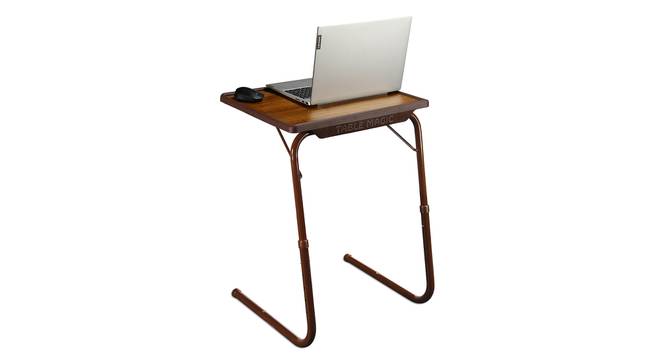 Mark Laptop Table (Brown) by Urban Ladder - Front View - 