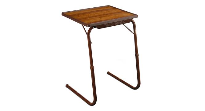 Mark Laptop Table (Brown) by Urban Ladder - Side View - 