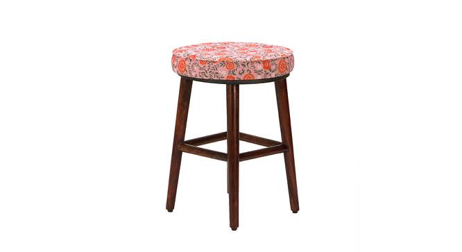 English Cafe Stool (Earthy Florals Peach) by Urban Ladder - Design 1 Side View - 695500