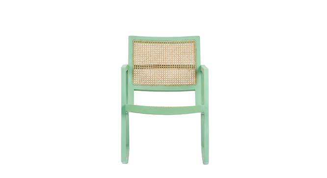 French Rattan Rocking Chair - Teal (Teal) by Urban Ladder - Design 1 Side View - 695530