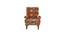 Begum Wing Chair-Boho Patches (Red) by Urban Ladder - Design 1 Side View - 695534
