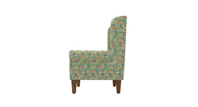 Begum Wing Chair-Boho Patches (Teal) by Urban Ladder - Cross View Design 1 - 