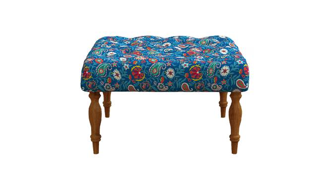 English Ottoman (India Paisleys Blue) by Urban Ladder - Design 1 Side View - 695675