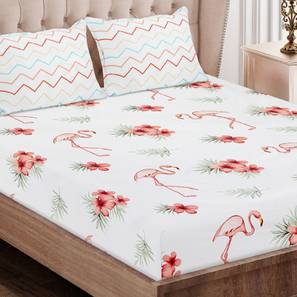 Bedsheets In Chennai Design Brown Abstract 160 TC Cotton Double Size Bedsheet with 2 Pillow Covers