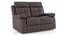 Raphael 1 Seater Fabric Recliner (Tan, Two Seater) by Urban Ladder - Side View - 