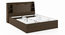 Scott Storage Bed (King Bed Size, Box Storage Type, Californian Walnut Finish) by Urban Ladder - - 696649