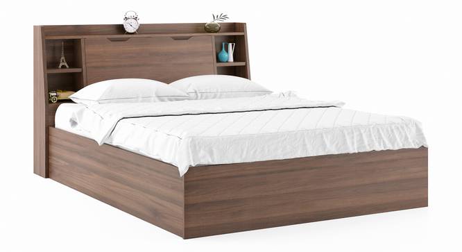 Scott Storage Bed (King Bed Size, Box Storage Type, Classic Walnut Finish) by Urban Ladder - - 696654