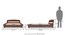 Tahiti Platform Bed (Teak Finish, Queen Bed Size) by Urban Ladder - Dimension Design 1 - 