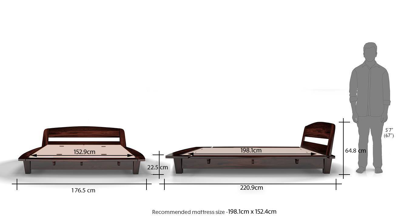 Tahiti bed queen mahogany 12newdim copy