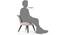 Robbins Lounge Chair (Mauve Lattice) by Urban Ladder - Dimension - 696822
