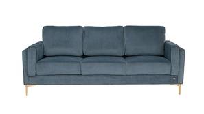 Sylvie Fabric Sofa (Cerulean Blue)