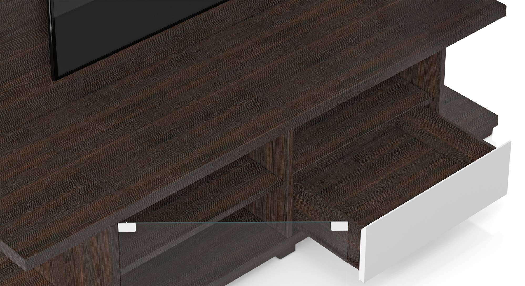 Iwaki Engineered Wood Swivel TV Unit Urban Ladder