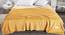 URBAN DREAM FASHION WAFFLE SOLID MUSTARD BLANKET (Yellow) by Urban Ladder - Front View Design 1 - 697216