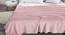 URBAN DREAM FASHION WAFFLE SOLID LIGHT PINK BLANKET (Pink) by Urban Ladder - Cross View Design 1 - 697226