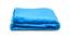 Divine Casa Blue 120 GSM Solid Cozy Fur Polyester Mild Winter Double Bed Dohar (Blue, Double Size) by Urban Ladder - Design 1 Side View - 697269