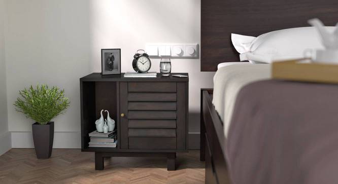 Terence Bedside Table (Mahogany Finish) by Urban Ladder - Full View Design 1 - 697636