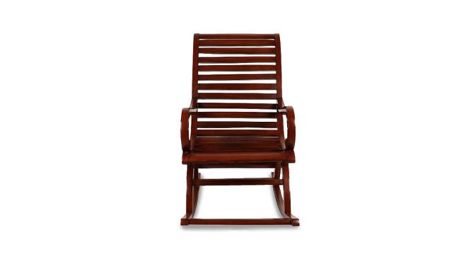 Alex Elegant Rocking Chair for Living Room (Brown) (Brown) by Urban Ladder - Design 1 Side View - 697762