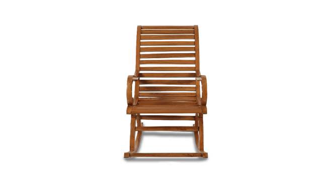 Alex Elegant Rocking Chair for Living Room (Brown) (Brown) by Urban Ladder - Design 1 Side View - 697763