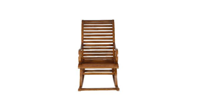 Alex Elegant Rocking Chair for Living Room (Brown) (Brown) by Urban Ladder - Design 1 Side View - 697764