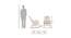 Alex Elegant Rocking Chair for Living Room (Brown) (Brown) by Urban Ladder - Design 1 Dimension - 697789