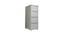 4 Door Filing Cabinet in grey colour (Powder Coating Finish) by Urban Ladder - Front View Design 1 - 697820
