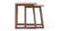 Silvino Nested Tables Set of 2 Finish Teak (Teak Finish) by Urban Ladder - Ground View - 