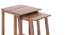 Silvino Nested Tables Set of 2 Finish Teak (Teak Finish) by Urban Ladder - Ground View - 