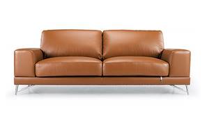 Sanford Leather Sofa (Tan)