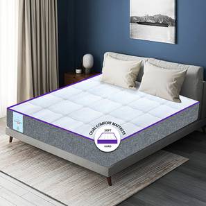Vds Sleep Spa Design Orthopedic Dual Comfort - Hard & Soft High Resilience Foam Mattress - King Size (Blue, King Mattress Type, 6 in Mattress Thickness (in Inches), 72 x 72 in Mattress Size)
